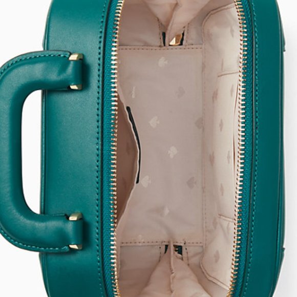 MAKE AN OFFER Kate Spade New York Traveler Trunk Crossbody in Monstera Leaves - Picture 8 of 8